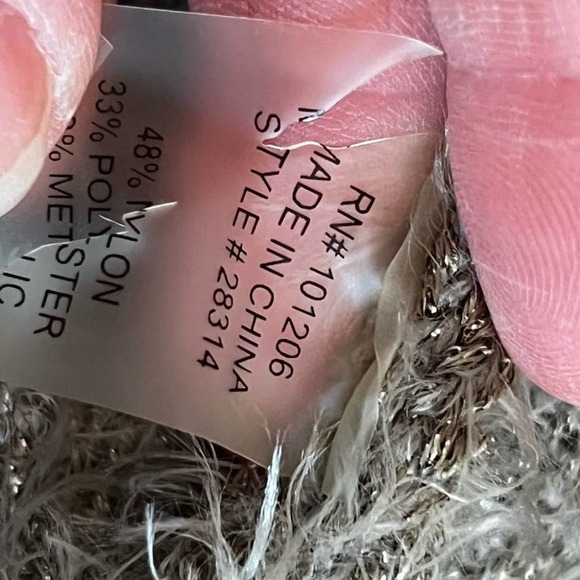 Soft Surroundings XL Subtle Shimmer Pullover Eyelash Fuzzy Soft Cozy Sweater - Picture 15 of 15